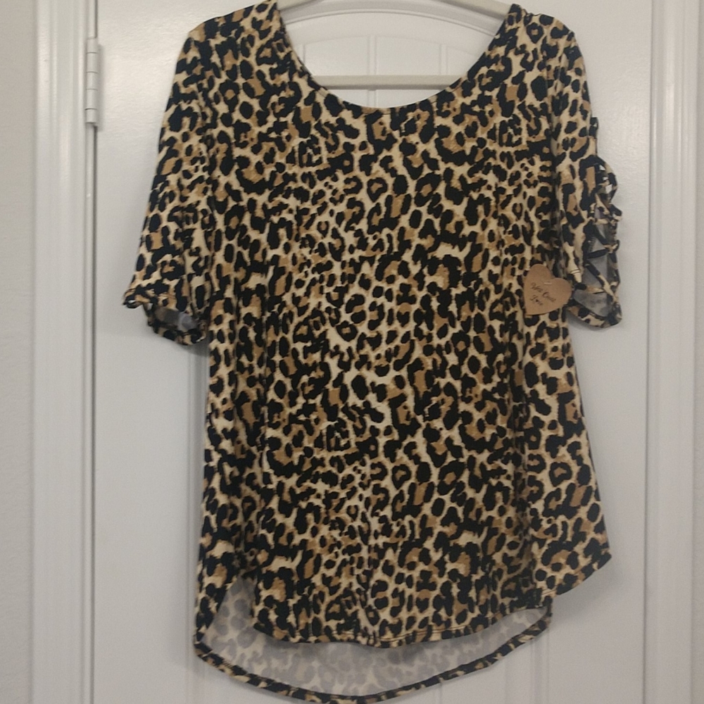 Leopard Print Top 1XL